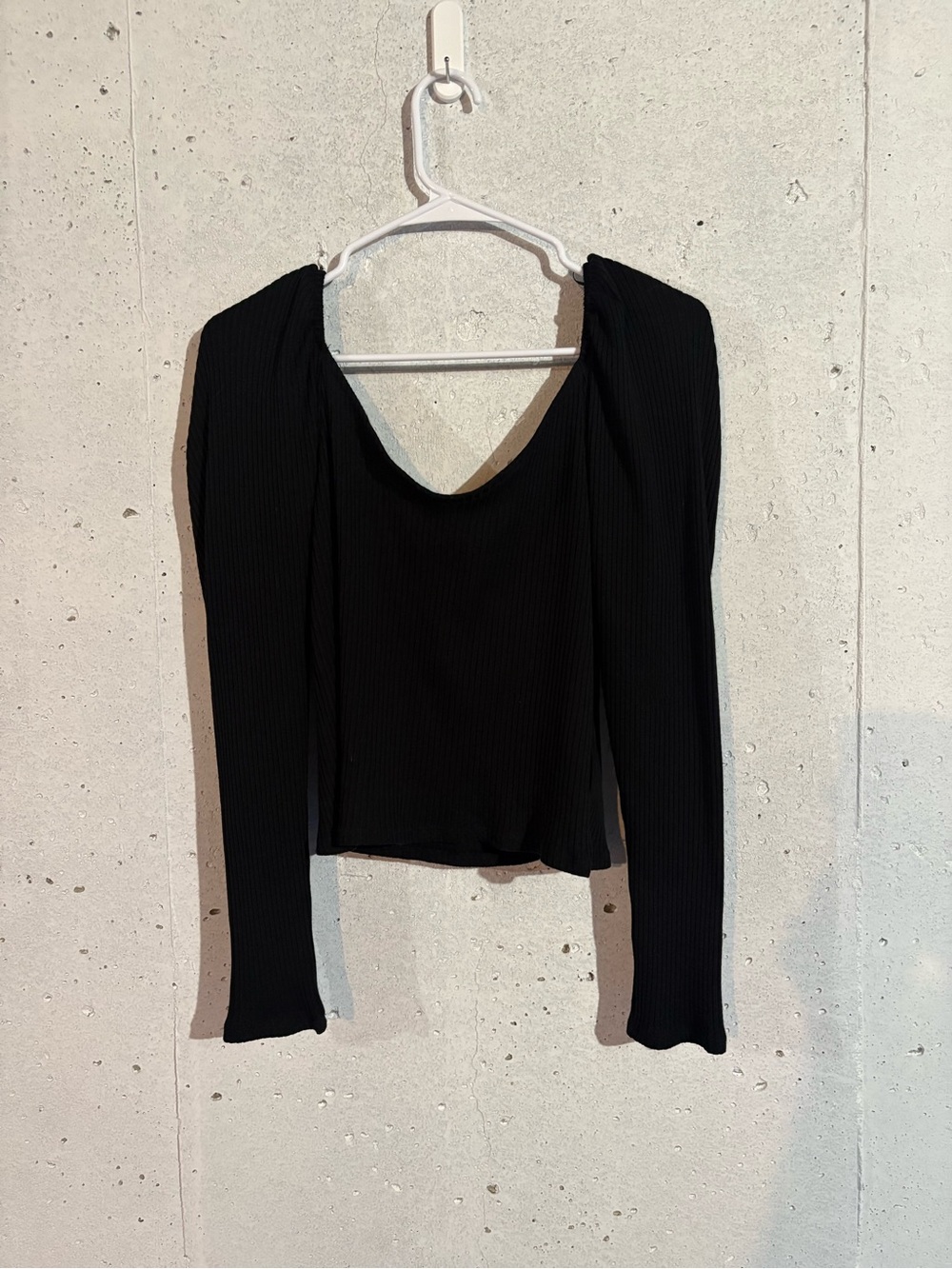 H&M Ribbed Long Sleeve Top | Size: Large